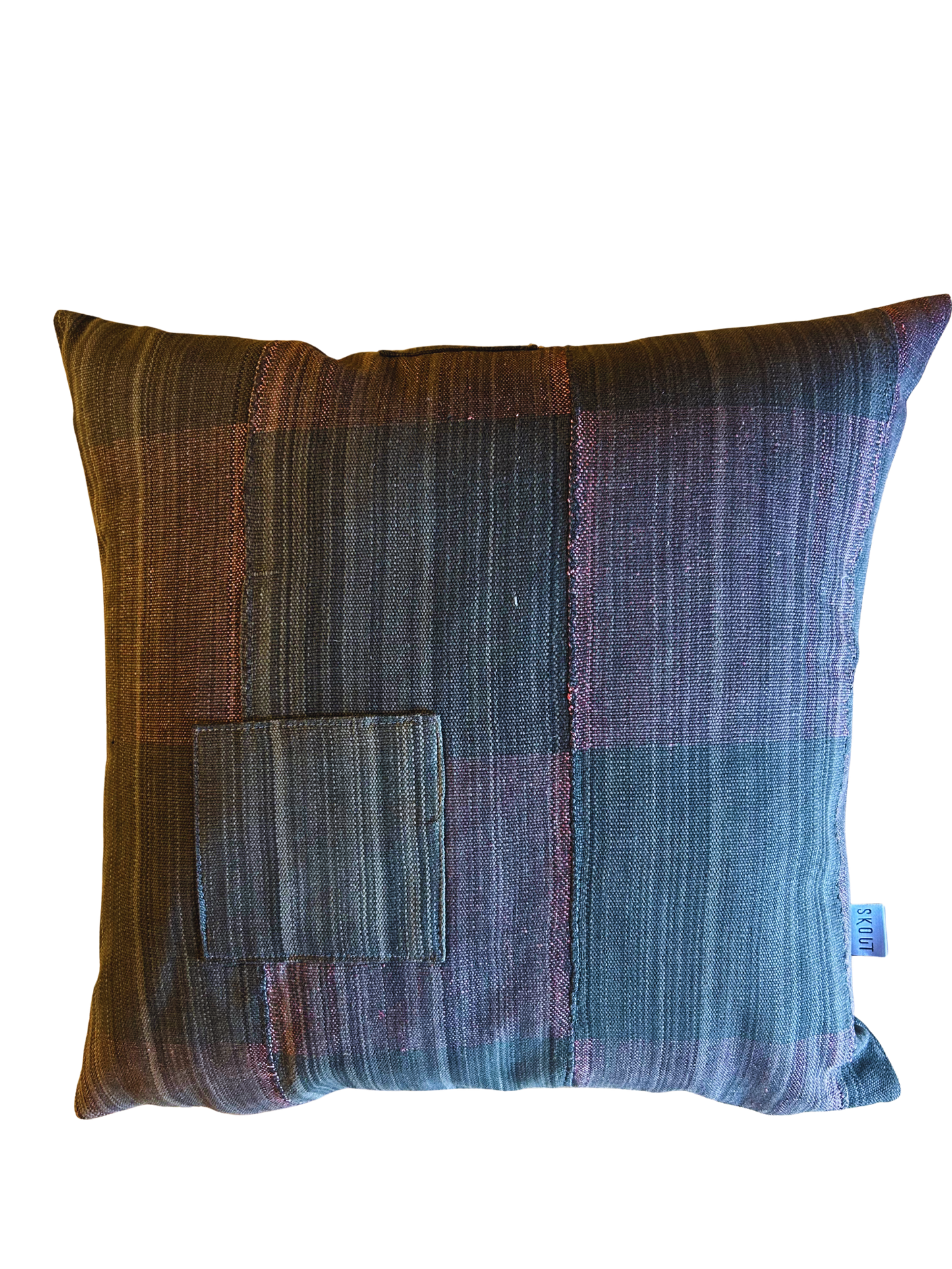 Vintage Black and Pink Pillow