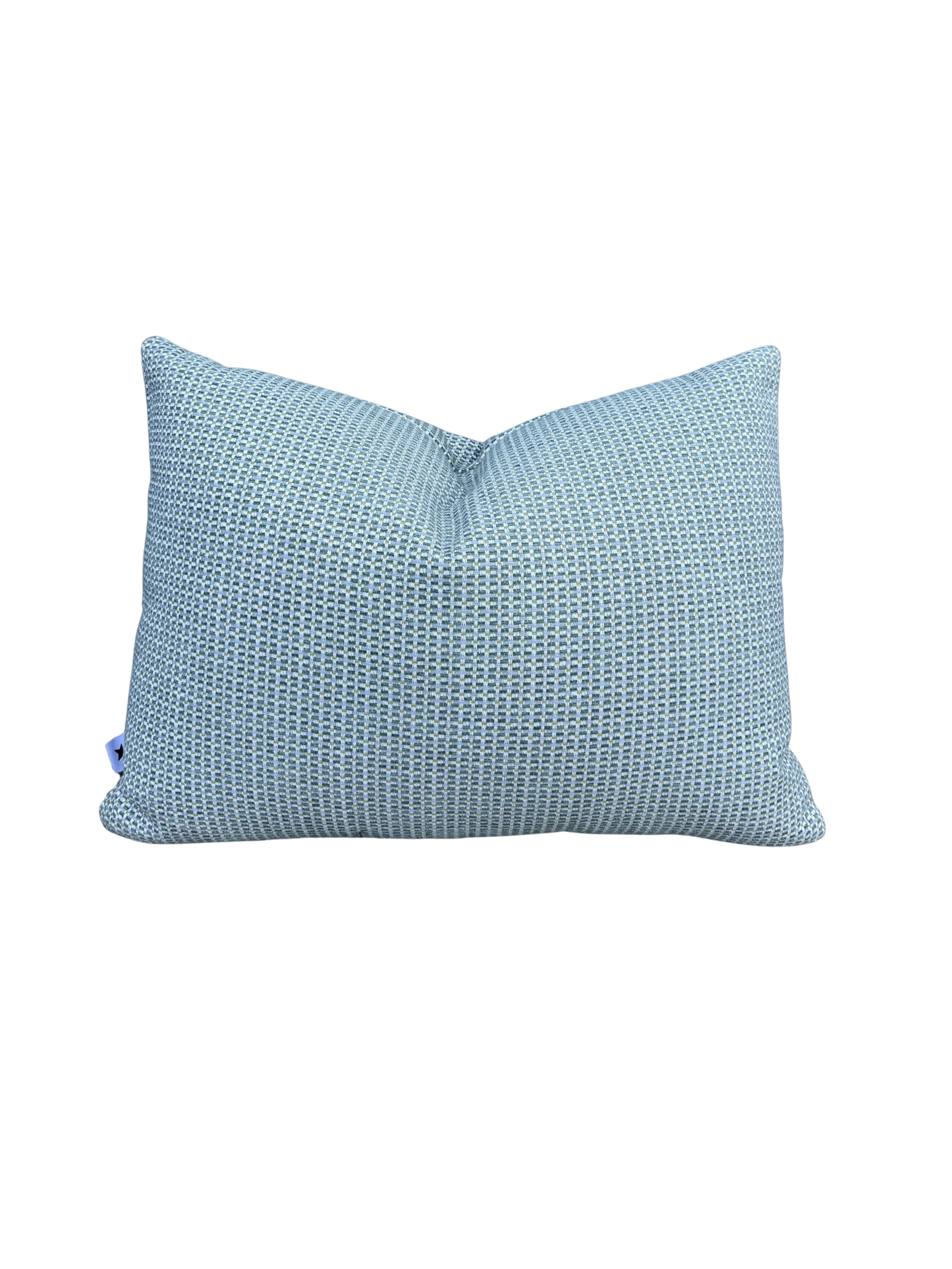 Green and Blue Patterned Pillow