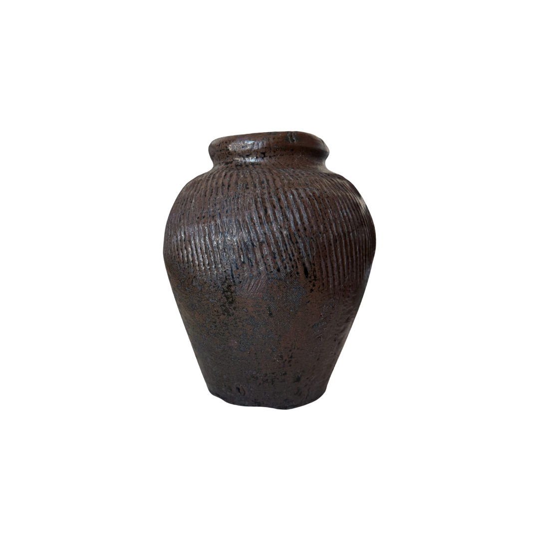 Glazed Black Pot