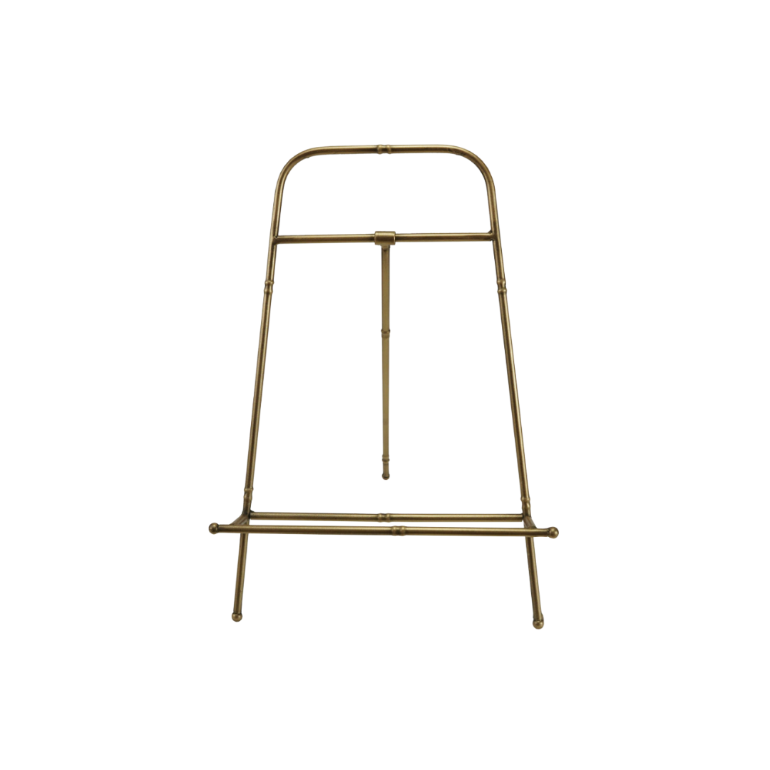 Metal Easel, Gold Finish
