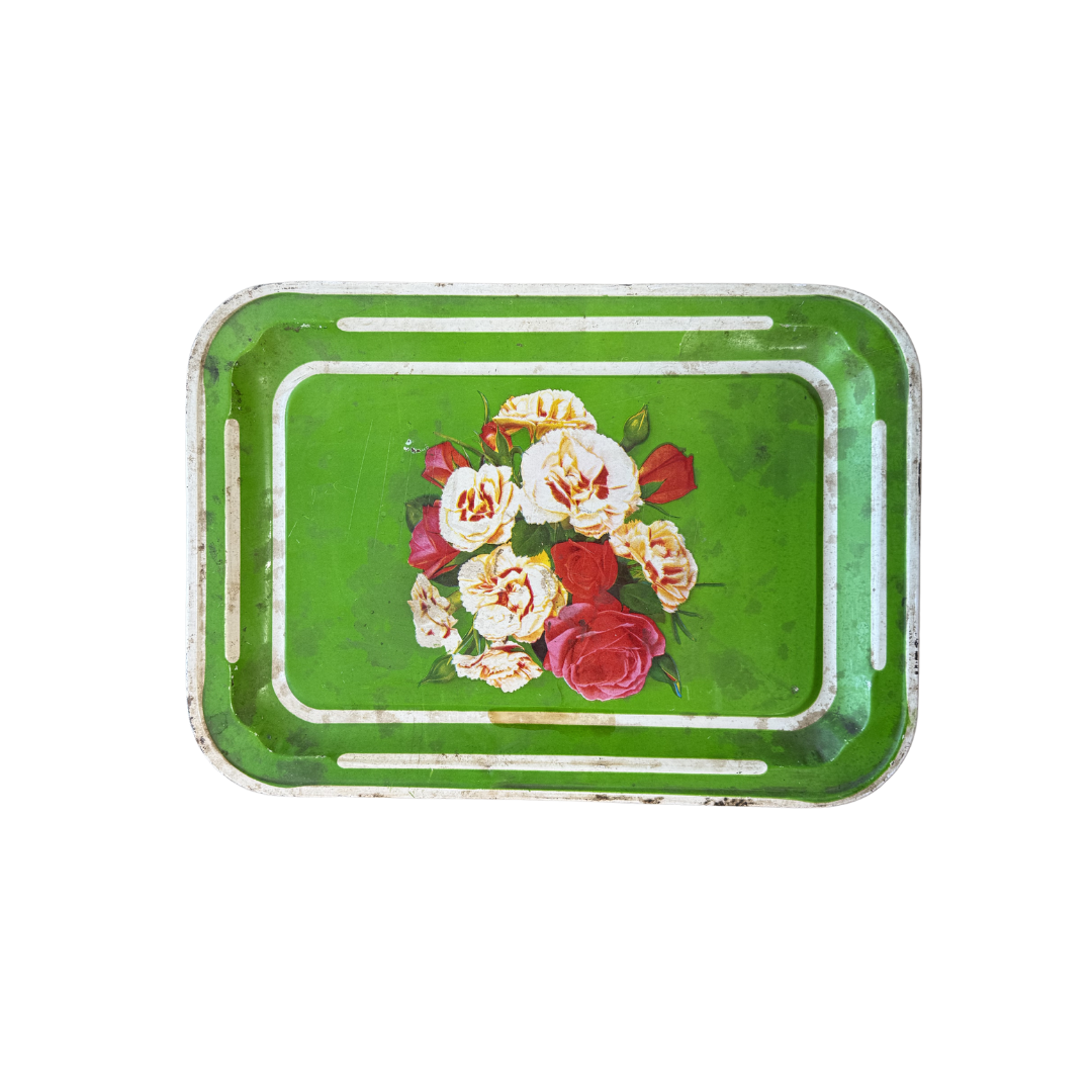 Distressed Metal Tray