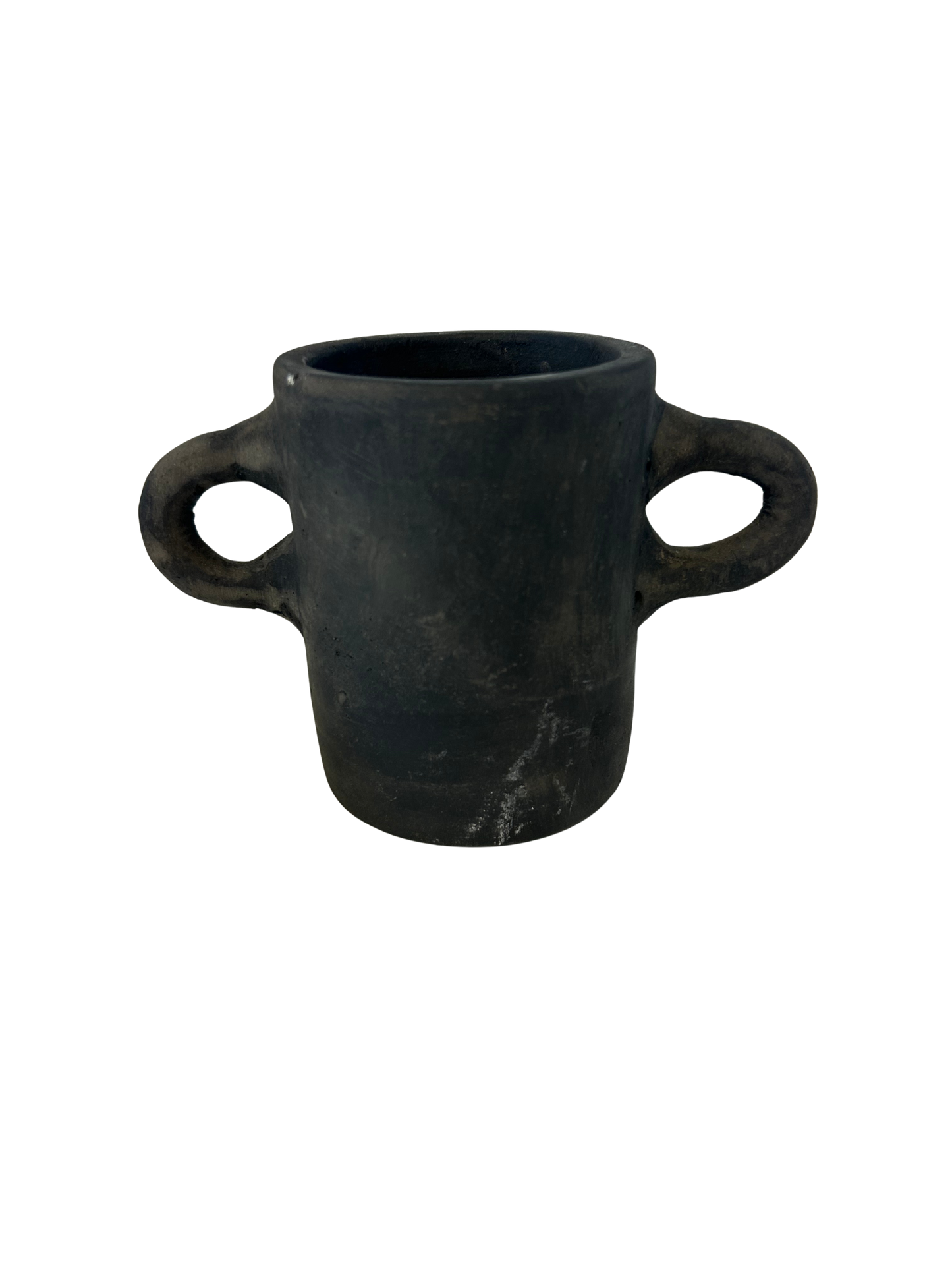 Black Clay Mug