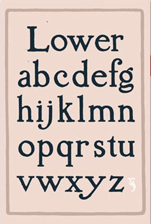 Alphabet Colors - Mauve