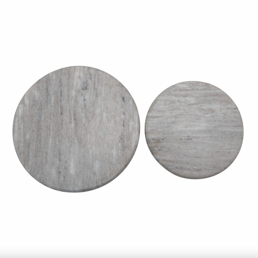 Round Marble Reversible Cutting Board
