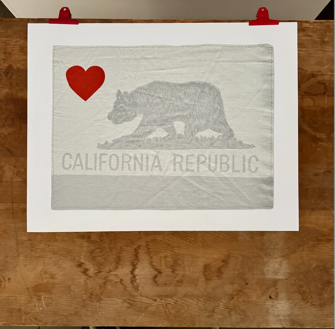 CA Bear Art Print