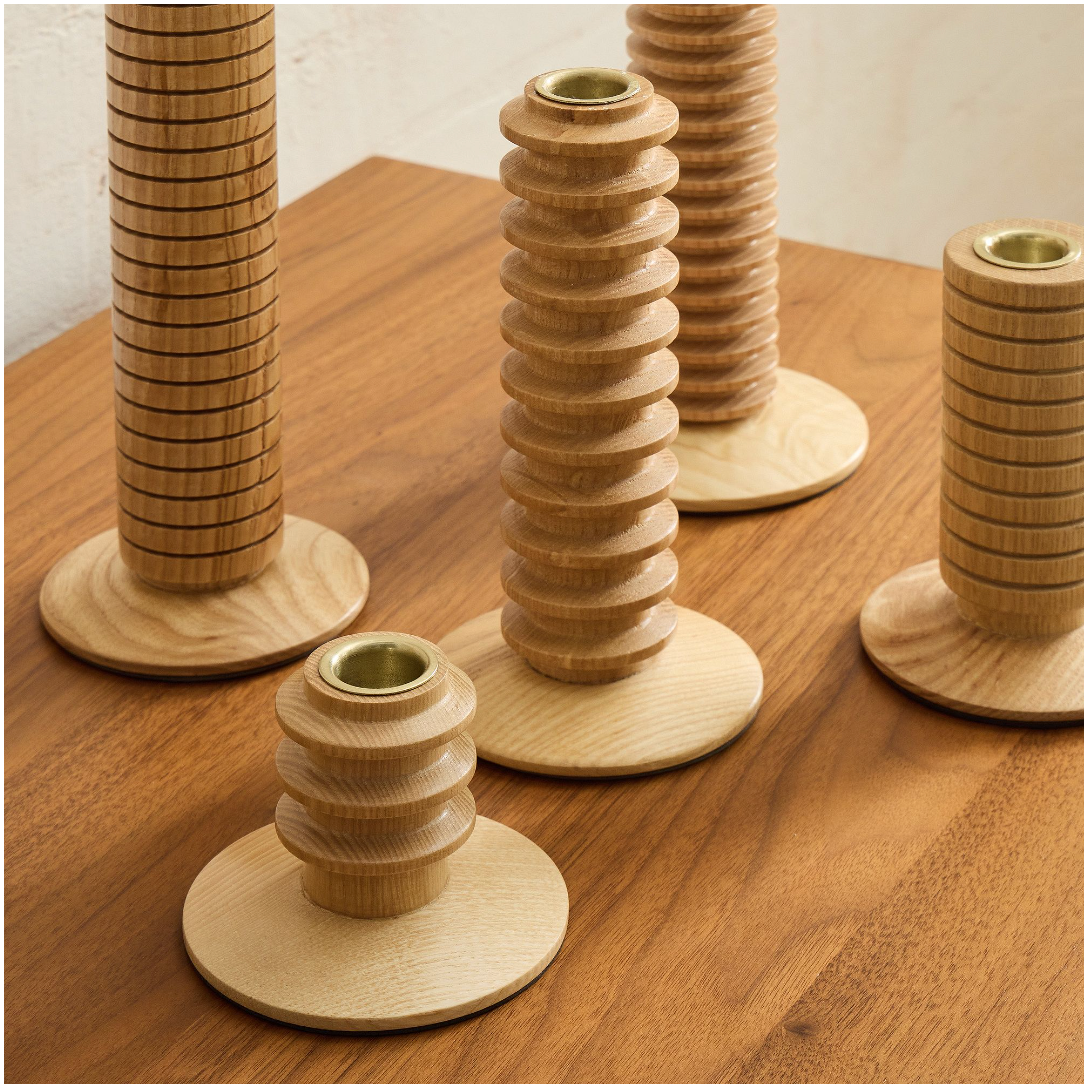 Peyton Wood Taper Holders
