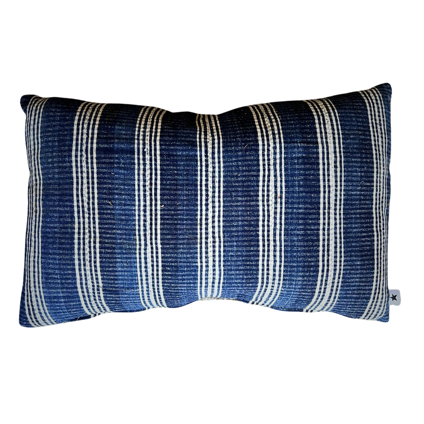 Vintage Navy + White Stripe Lumbar