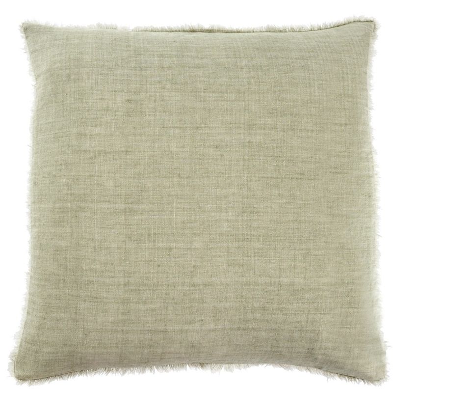 24x24 Linen Fringe Pillow