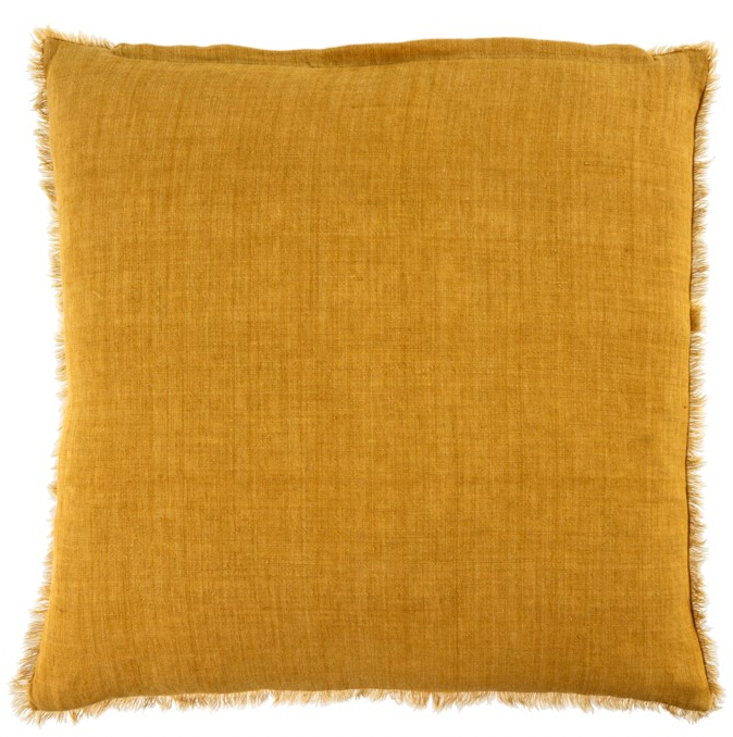 24x24 Linen Fringe Pillow