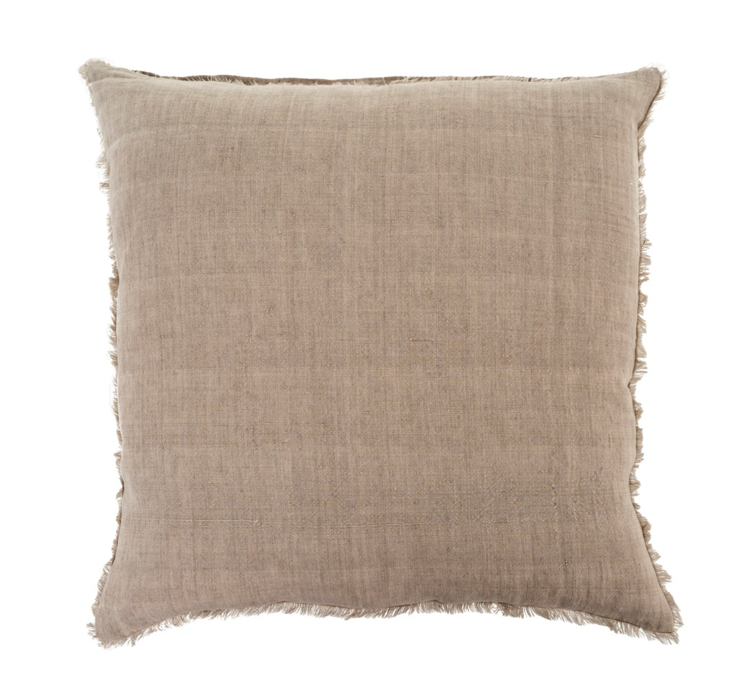 24x24 Linen Fringe Pillow