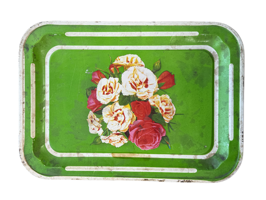 Distressed Metal Tray