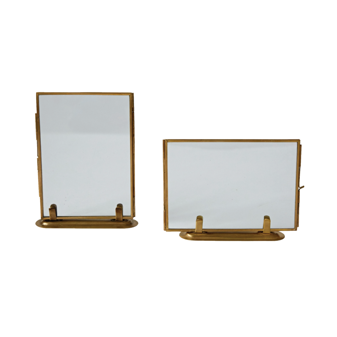 Brass and Glass Photo Frame