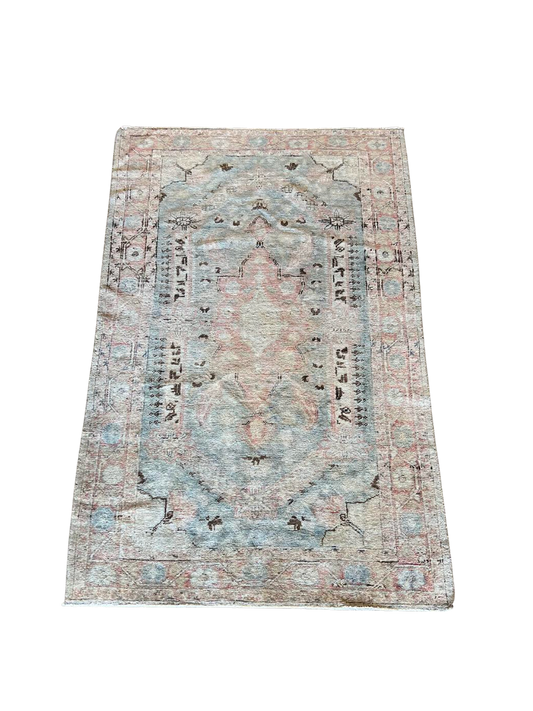 Vintage Light Blue Rug