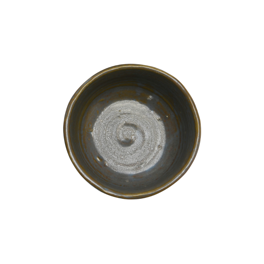 Stoneware Bowls with Reactive Glaze Set of Two