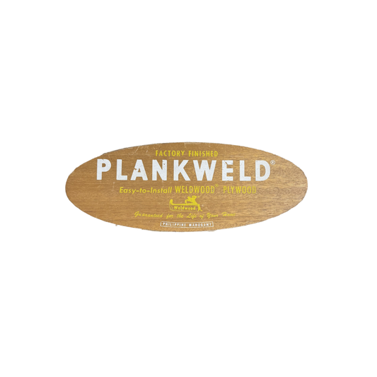 Vintage Plywood Sign