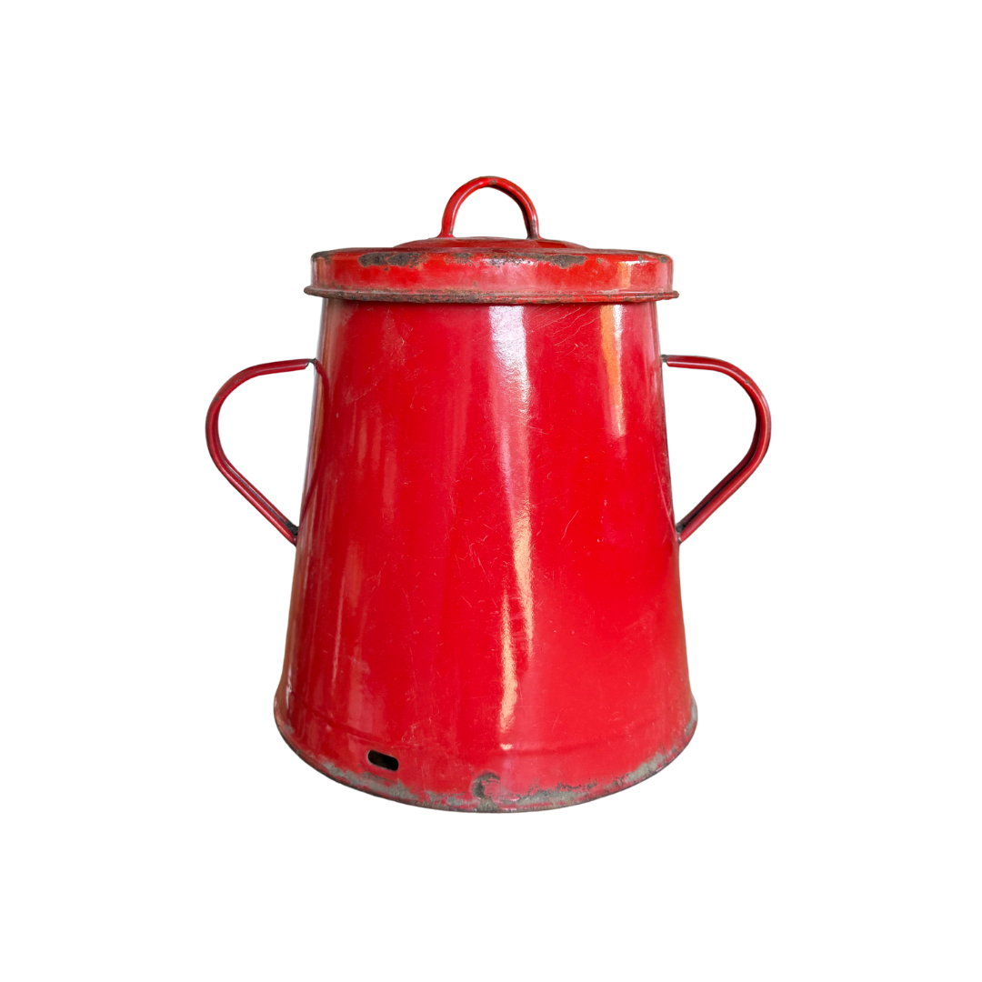 Vintage Medium Enamel Jug