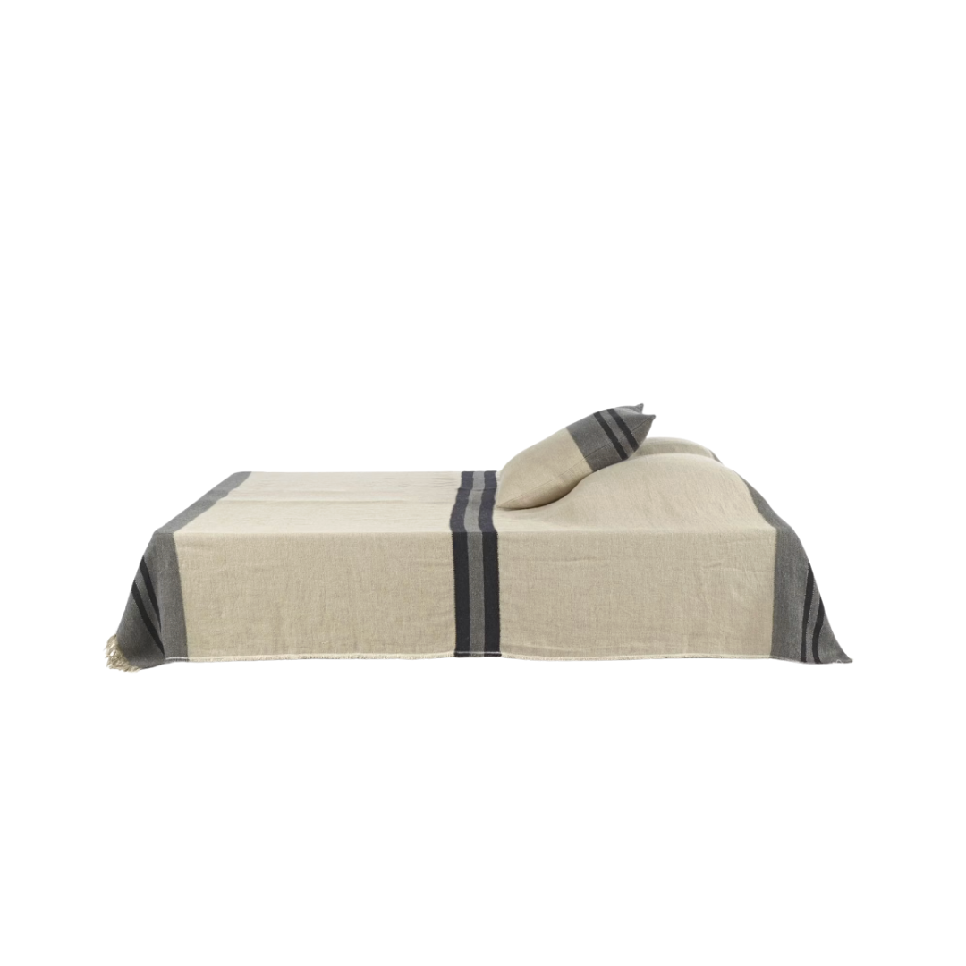Black House Stripe Coverlet