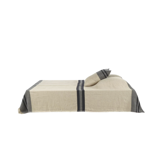 Black House Stripe Coverlet