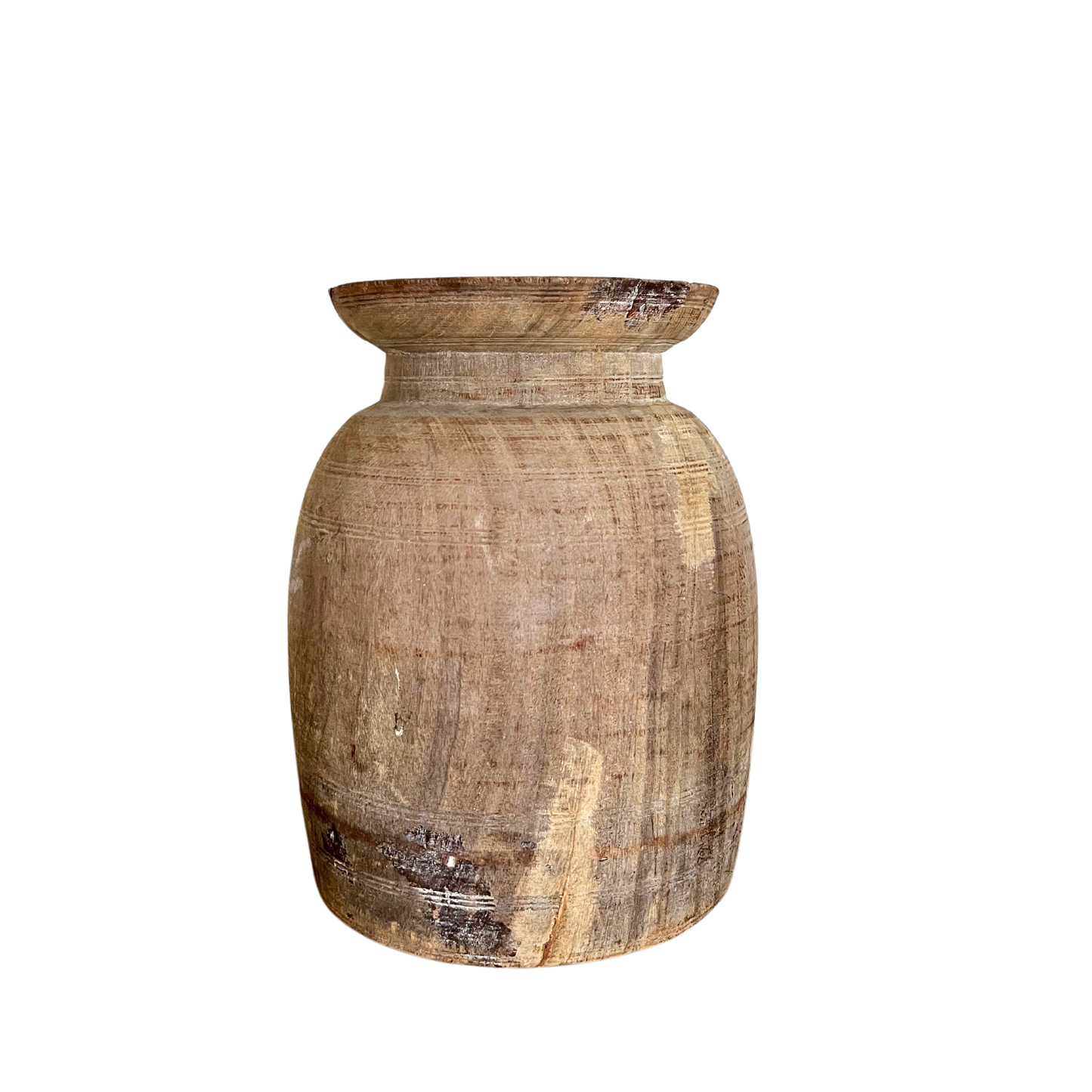 Vintage Wooden Vase