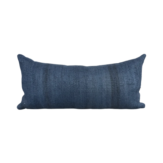Vintage Navy Lumbar Pillow