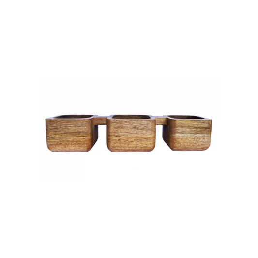 Square Mango Wood Dish