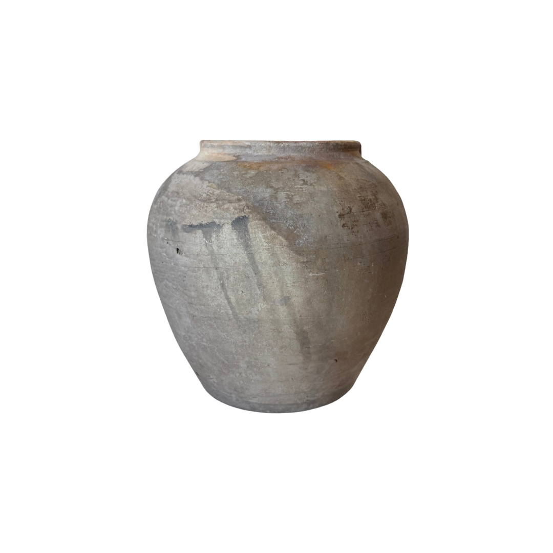 Grey Chinese Ceramic Pot