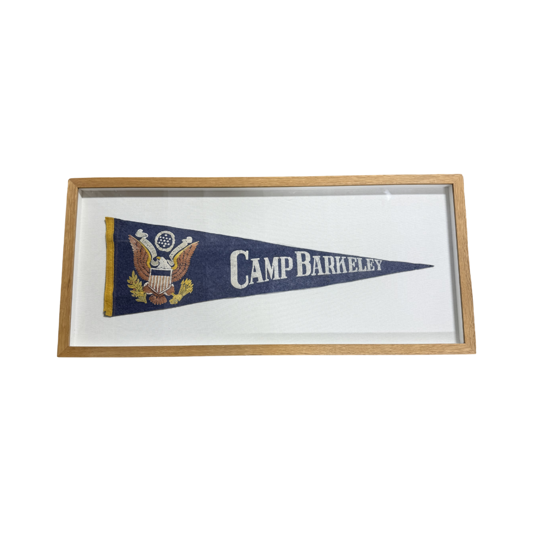 Framed Camp Barkeley Flag