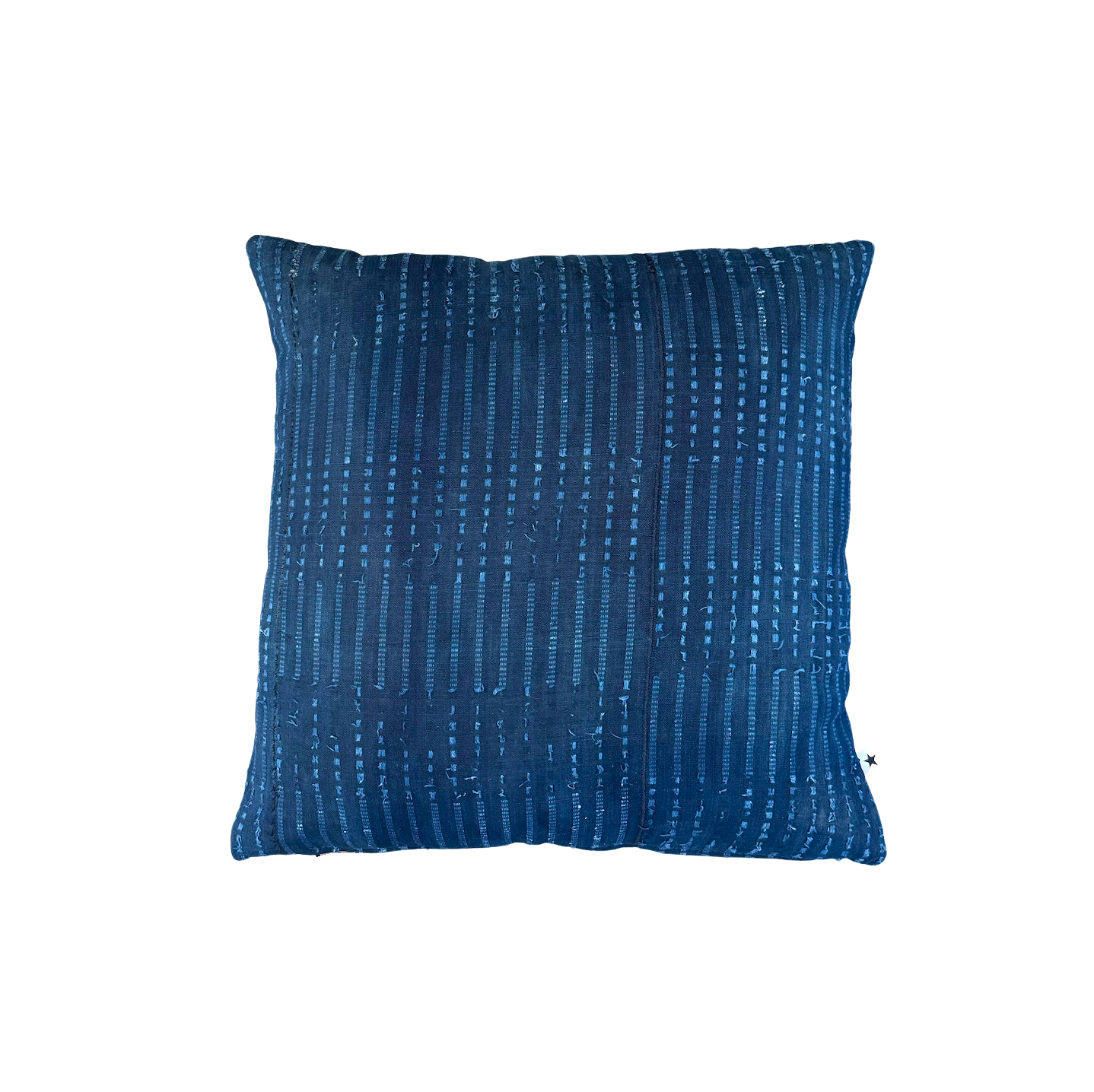 Blue Ikat Pillow 19"