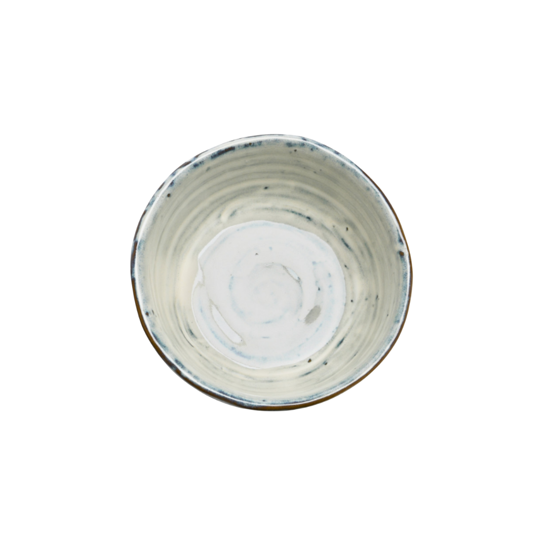 Stoneware Bowls with Reactive Glaze Set of Two