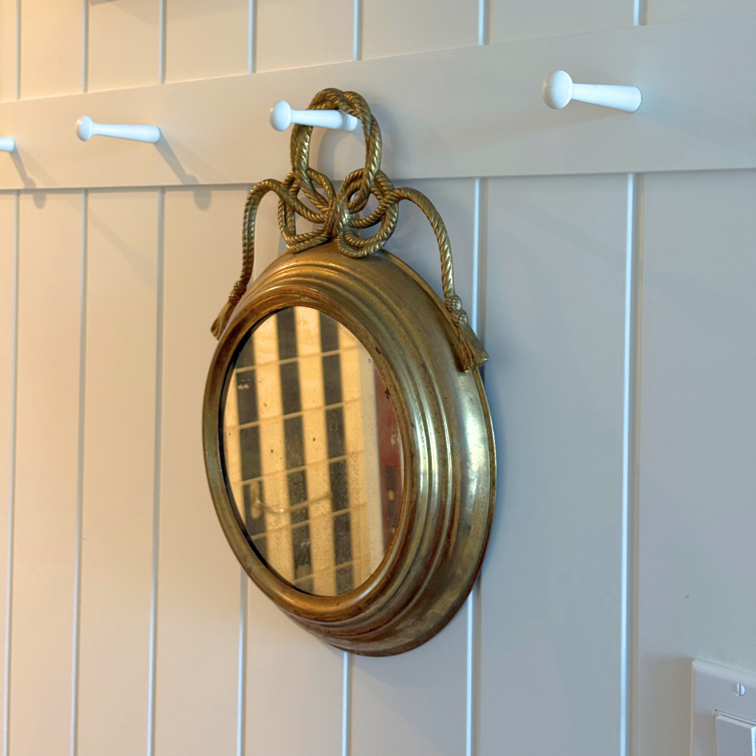 Vintage Golden Knot Mirror