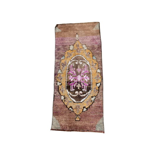 Vintage Colorful Mini Rug