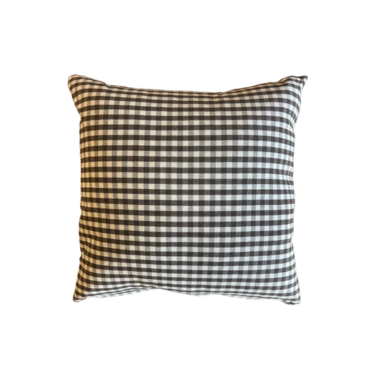 Brown Check Pillow
