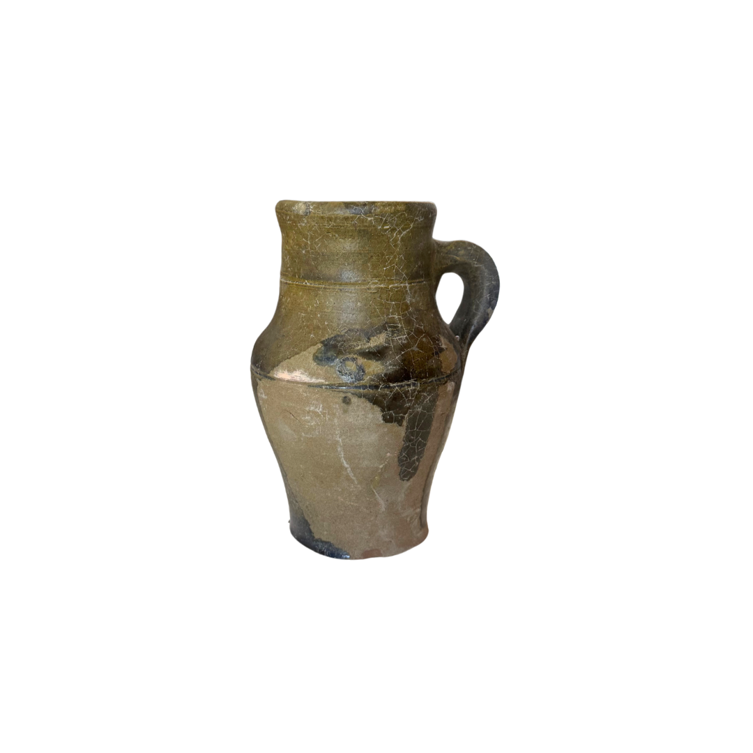 Mini Green Dipped Glaze Ceramic Vase