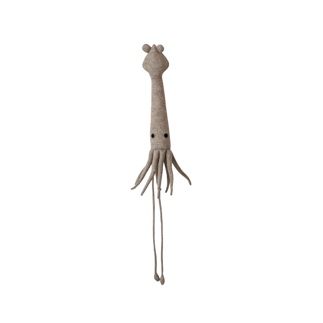 Handmade Wool Felt Squid