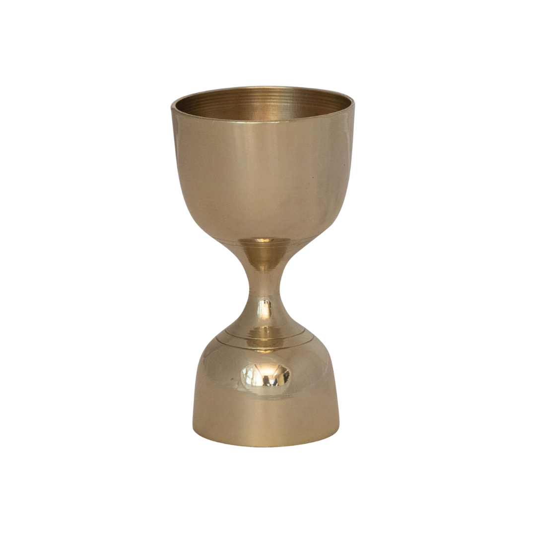 Brass Double Sided Cocktail Jigger
