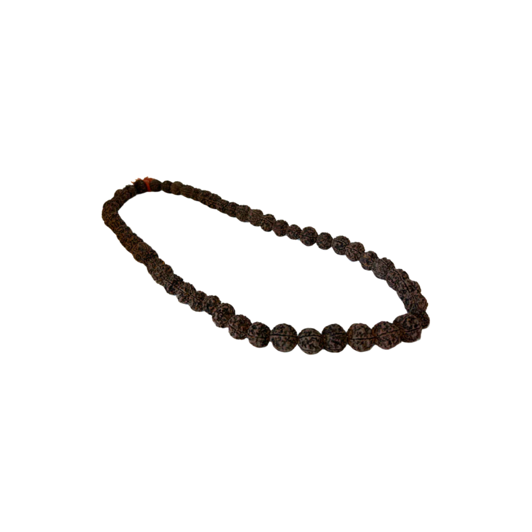 Vintage Textured Brown Beads