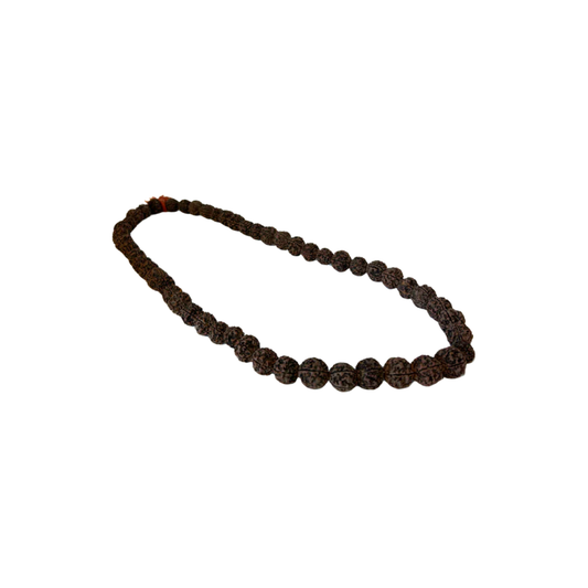 Vintage Textured Brown Beads