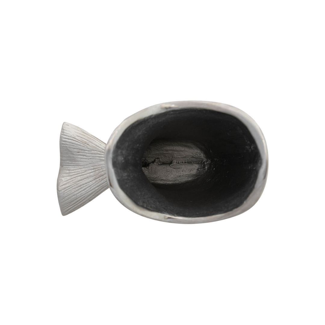 Cast Aluminum Fish Shaped Bottle Holder