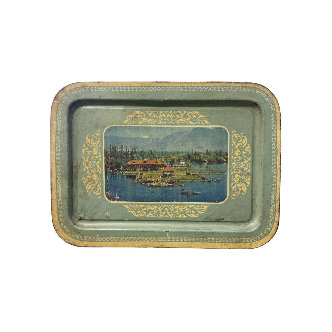 Distressed Metal Tray