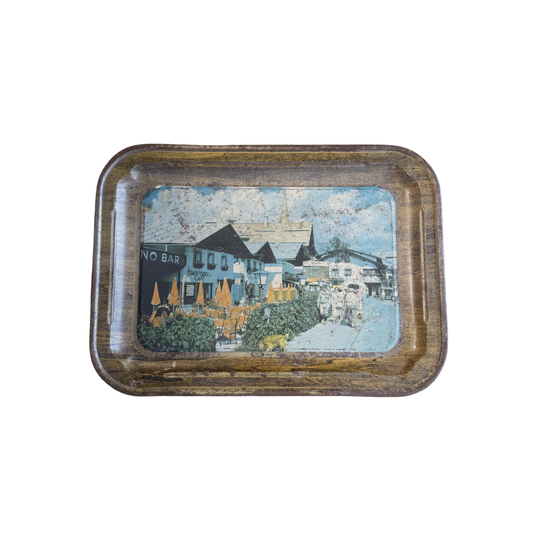 Distressed Metal Tray