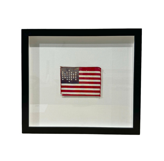 Heritage Shadowbox: Vintage American Flag