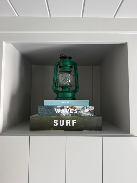 Surf Canvas Book Storage Boxes