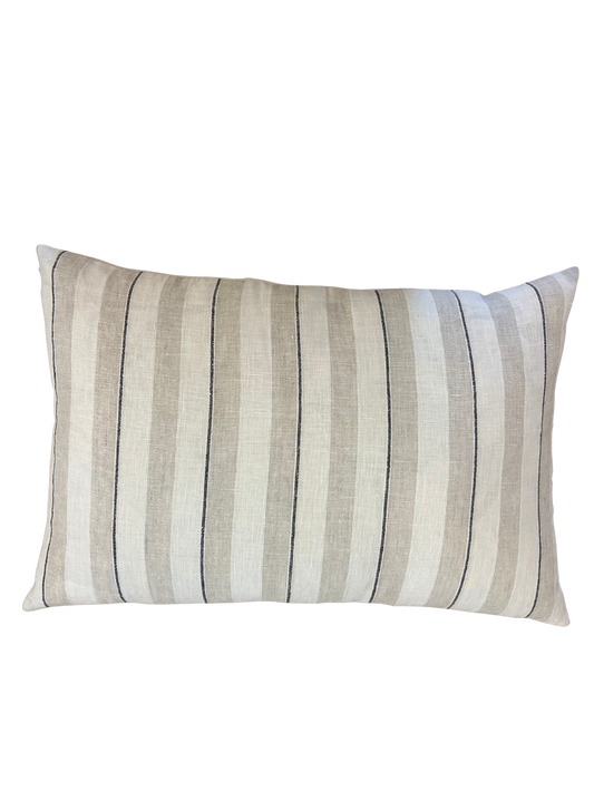 Vertical Stripe Lumbar Pillow