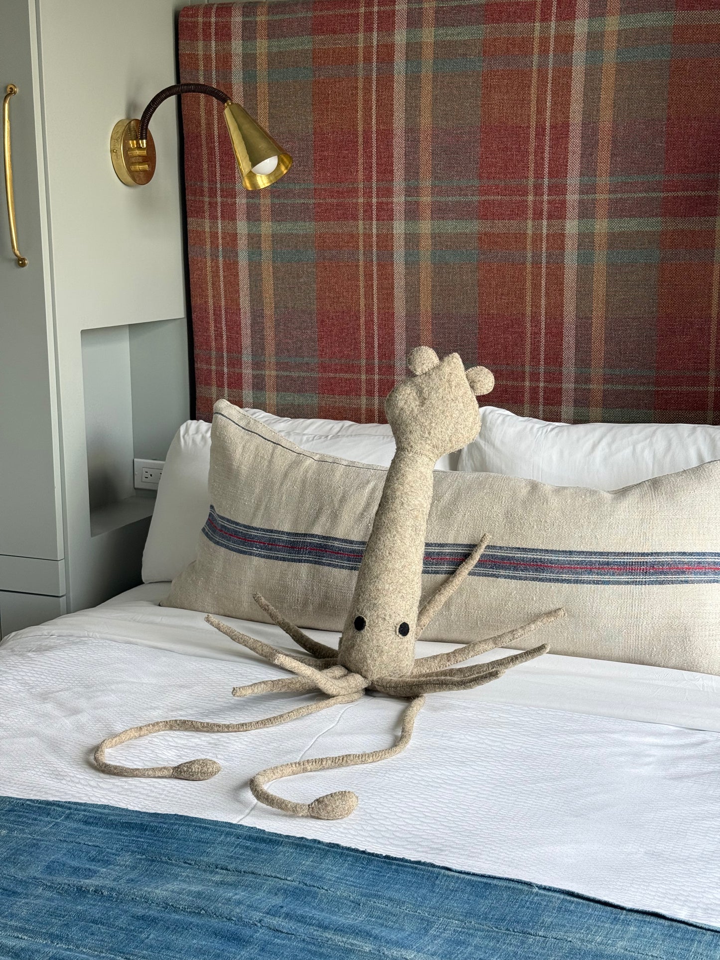 Handmade Wool Felt Squid