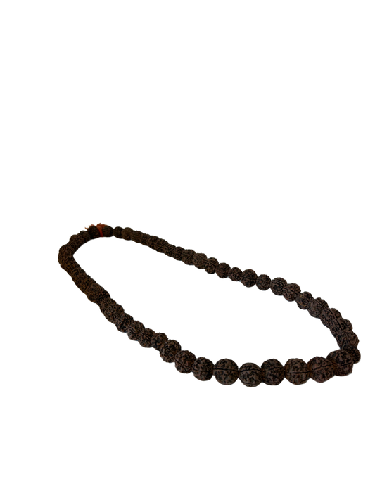 Vintage Textured Brown Beads