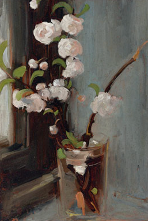 Blossom by the Window Oil Painting