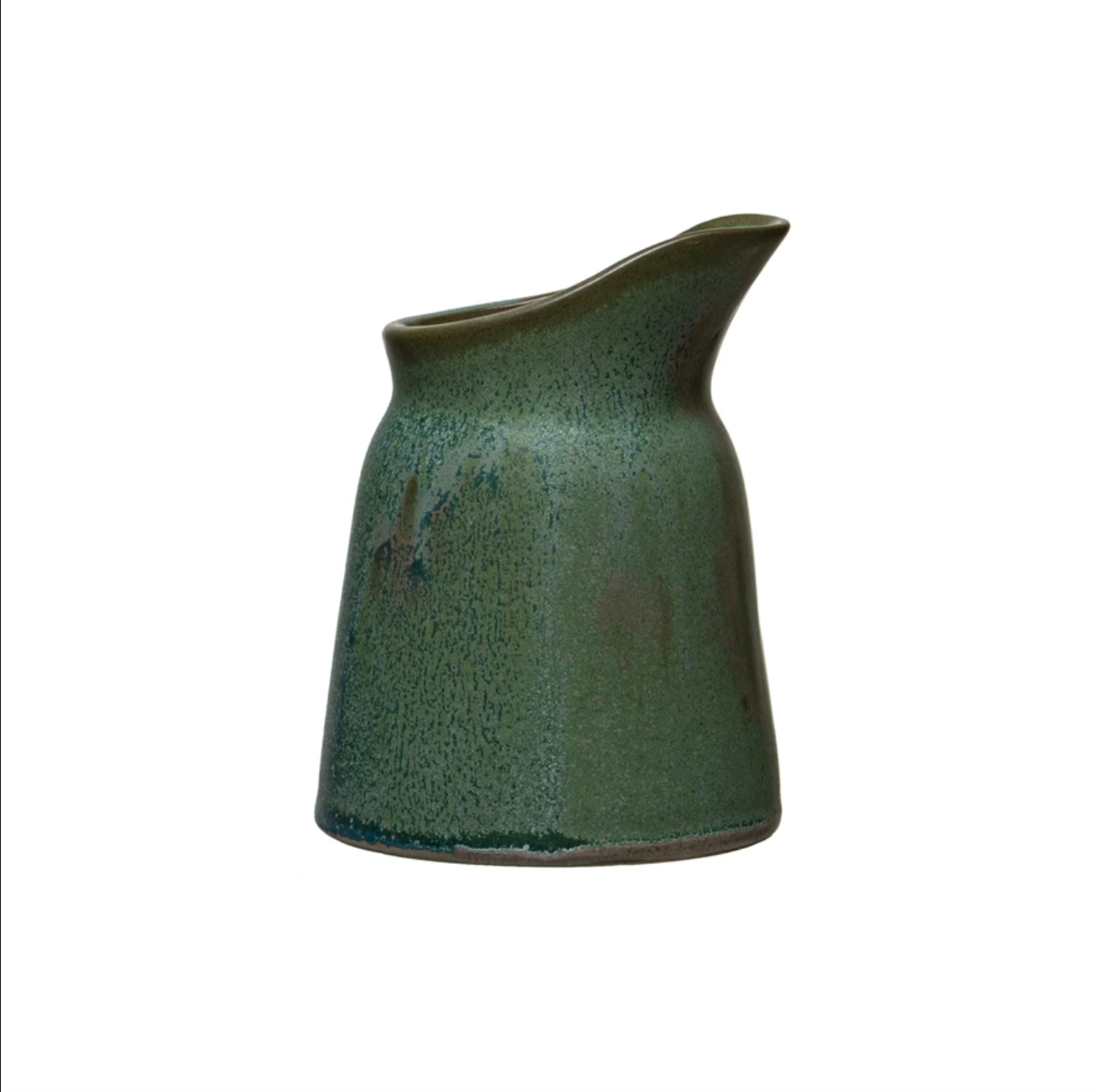 Green Ceramic Creamer