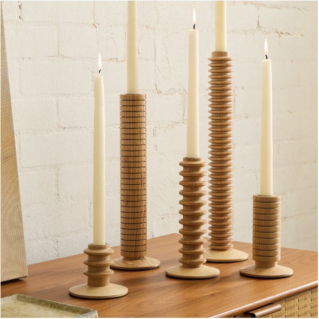 Peyton Wood Taper Holders