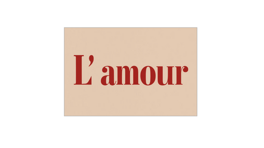 L'amour Wall Art Print