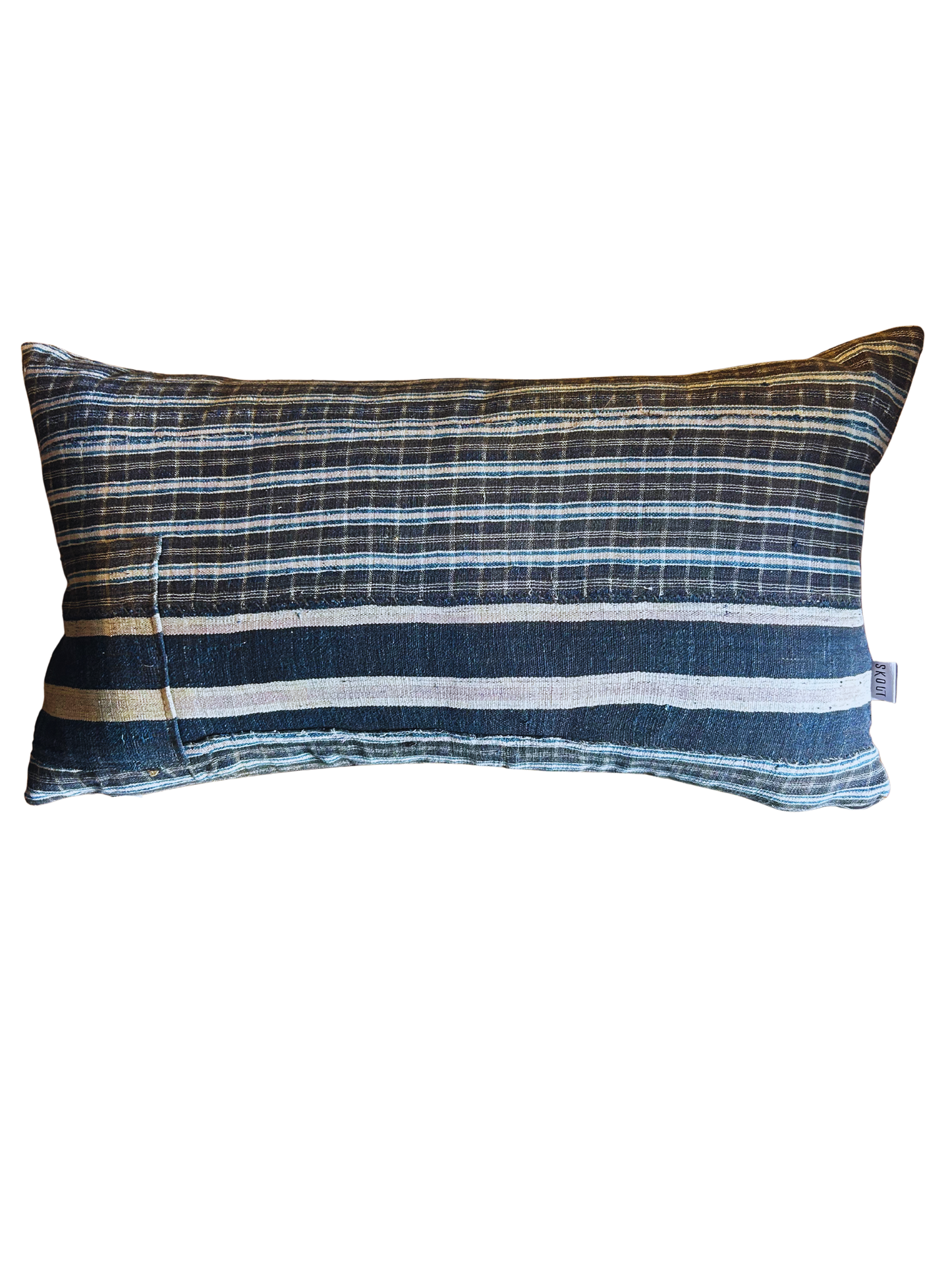 Vintage Navy Stripe Pillow